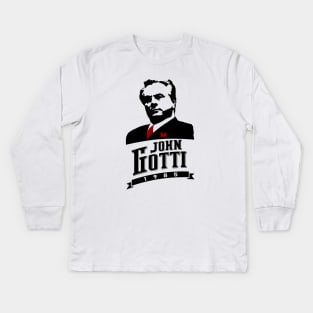 John Gotti 1985 Kids Long Sleeve T-Shirt